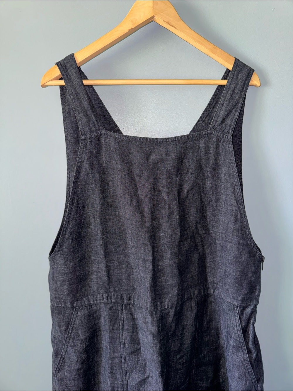Eileen Fisher jumpsuit overall and organic linen - Picture 6 of 11